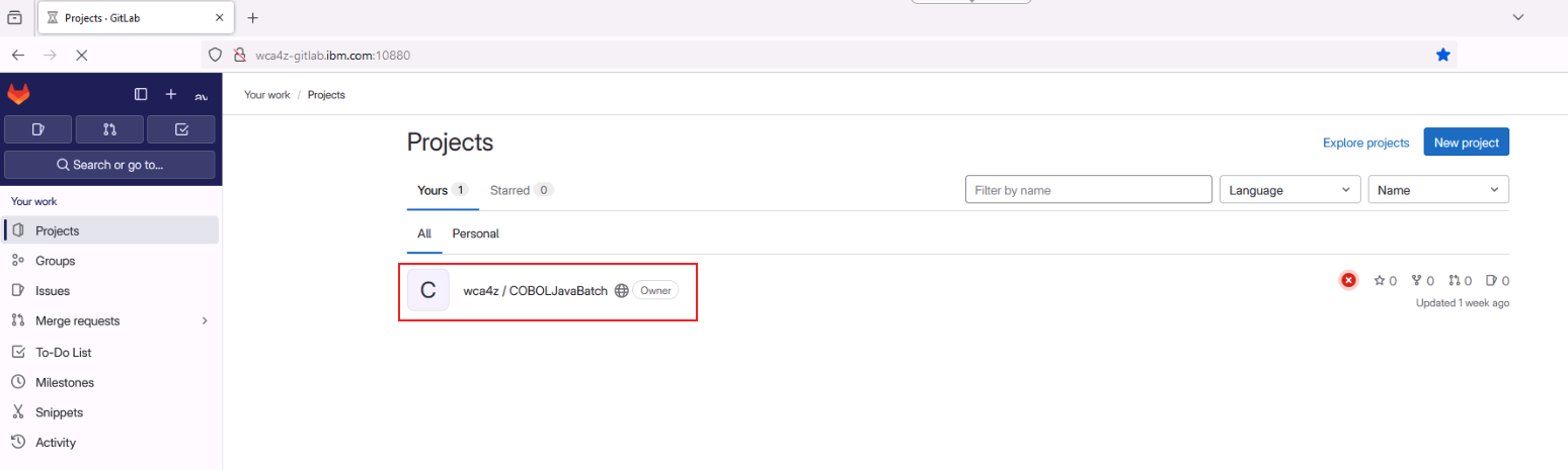 gitlab-projects