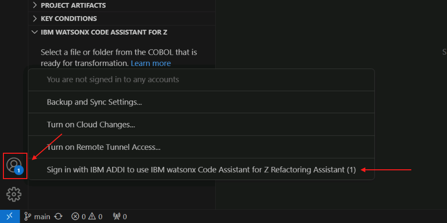 vscode-addi-login
