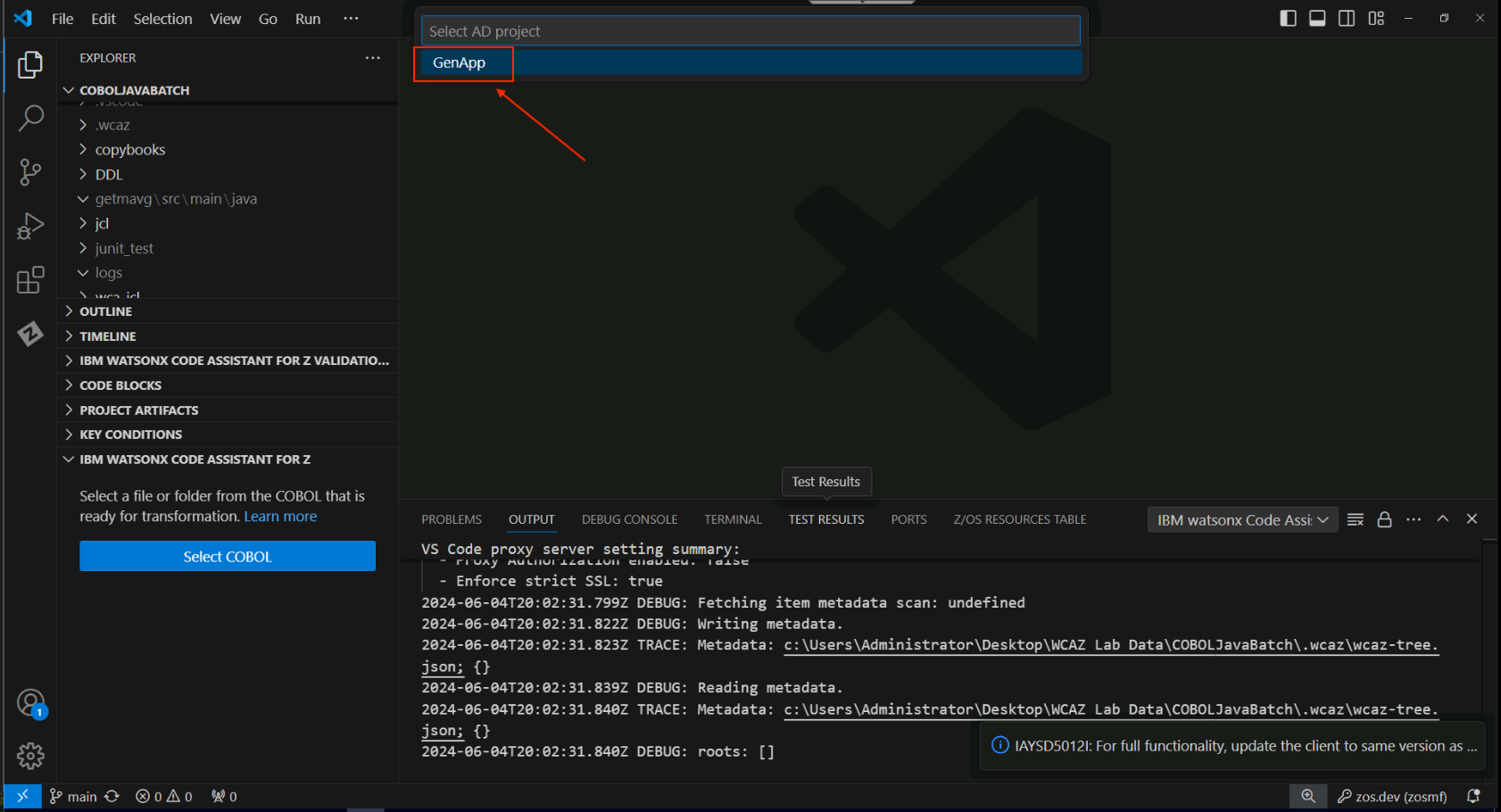 vscode-genapp-project