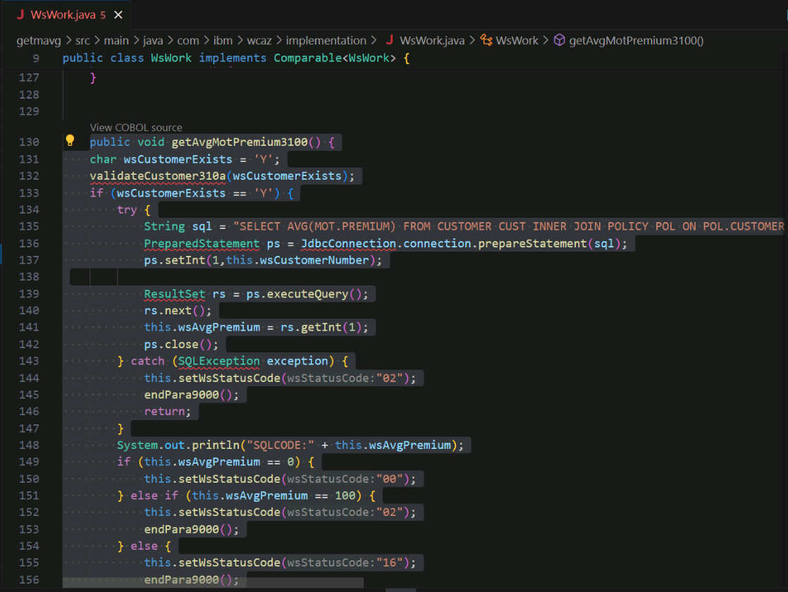vscode-getAvgMotPremium3100-method-2