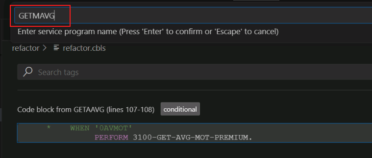 vscode-getmavg